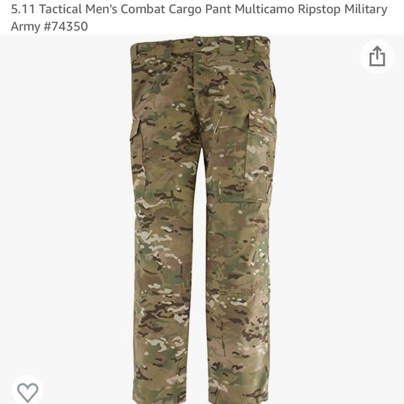New in bag with tags 5.11 tactical multicam tactical pants size large regular - Picture 3 of 4